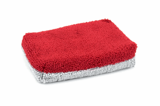 Autofiber - Thin Saver Applicator Terry Microfiber Coating Applicator Sponge w/ Plastic Barrier